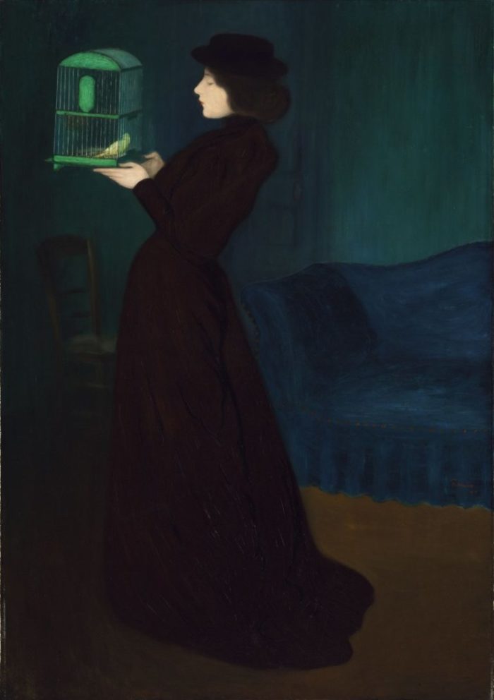 József Rippl-Rónai: Woman with a Birdcage