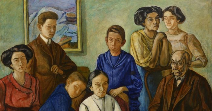 Bertalan Pór: The Family, 1909